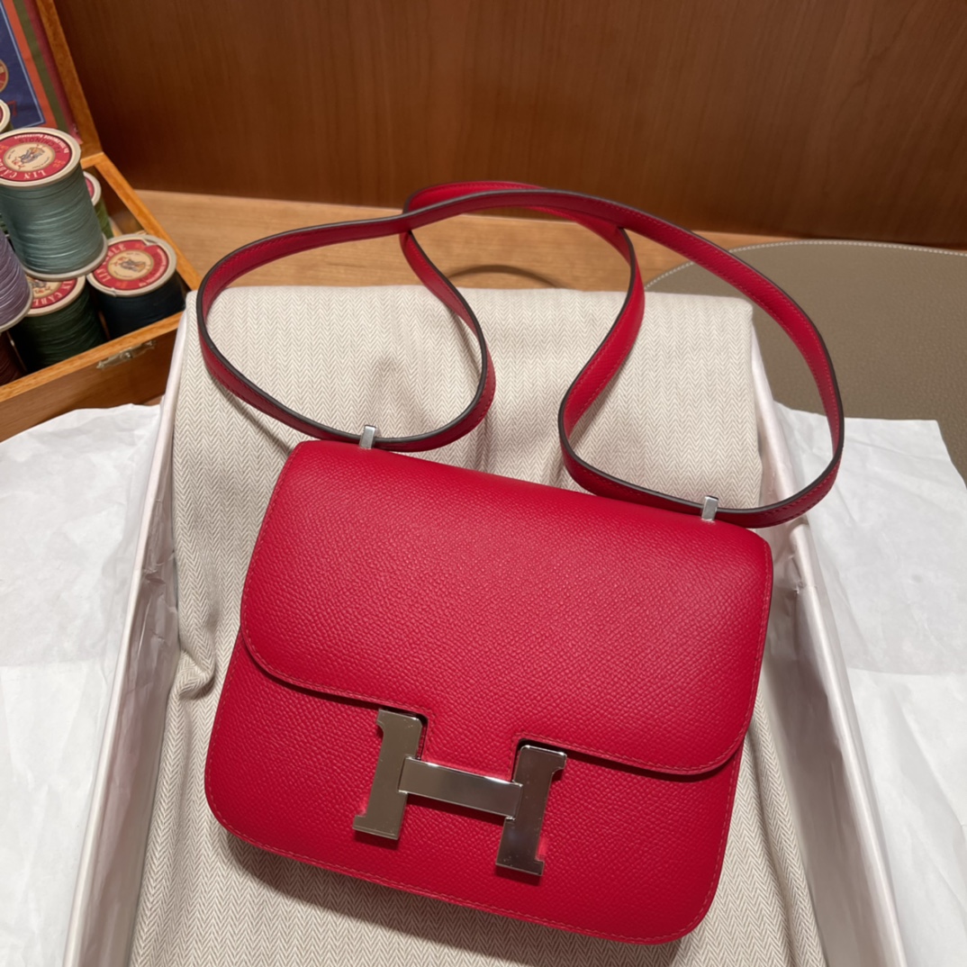 에르메스 콘스탄스18 루즈드퀘흐 은장 앱송